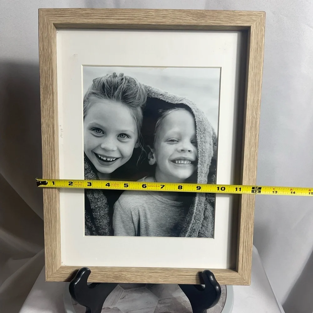 Wood Frame 8x10 Matted Black & White Portrait Print Wall Art Decor